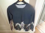 ARROW paardenprint t'shirt:mt 38/40., Maat 38/40 (M), Zwart, Ophalen of Verzenden, Zo goed als nieuw