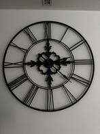 Riverdale Newbridge Wandklok Zwart 100cm, Ophalen of Verzenden, Zo goed als nieuw, Analoog, Wandklok