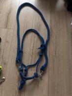 Blauw halster touw met teugels, Dieren en Toebehoren, Paarden en Pony's | Hoofdstellen en Tuigage, Ophalen of Verzenden, Zo goed als nieuw