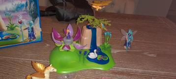 Playmobil Fairies Magische tuinweide incl doos en boek 9135 beschikbaar voor biedingen