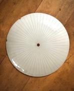 Plafonniere  jaren 50, Huis en Inrichting, Lampen | Plafondlampen, Ophalen, Gebruikt, Glas