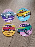 4 leuke Fiat stickers uit de jaren 70, Ophalen of Verzenden, Zo goed als nieuw, Auto of Motor