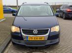 Volkswagen Touran 1.6 Optive 75KW 102PK MPI Bj 2007 Airco 7P, Voorwielaandrijving, Gebruikt, 4 cilinders, Blauw