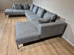 Montel Sava U - Hoekbank - Grijs - Stof - Design - Elementen, 300 cm of meer, Ophalen of Verzenden, Metaal, 150 cm of meer