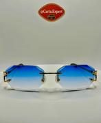 Cartier C Decor Diamond Cut Piccadilly zonnebril, Overige merken, Zonnebril, Blauw, Nieuw