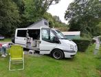Ford Transit 2008 Wit - Bus Camper - camperkenteken - airco, Caravans en Kamperen, Campers, Diesel, Particulier, Ford, 5 tot 6 meter