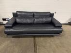 Rolf Benz 6500 2,5-zitsbank Leder, Huis en Inrichting, Ophalen, Gebruikt, 150 tot 200 cm, Modern, Design, Mid-Century, 80's, jaren 80