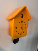 Koekoeksklok - Guzzini - Geel, Ophalen of Verzenden, Gebruikt, Analoog, Wandklok