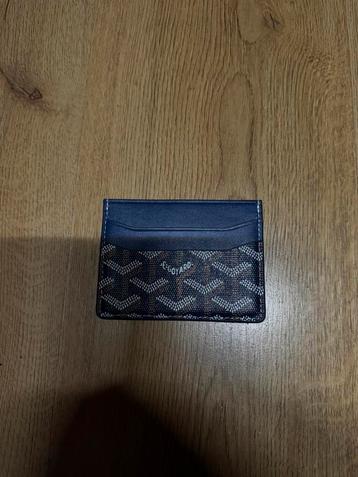 Goyard Navy Blue Card Holder beschikbaar voor biedingen
