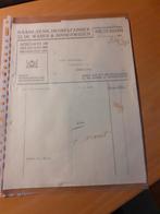 Hilversum meubelfabriek DE WAIJER  Binnenwijzen factuur 1933, Verzamelen, Ophalen of Verzenden, Zo goed als nieuw, Overige typen