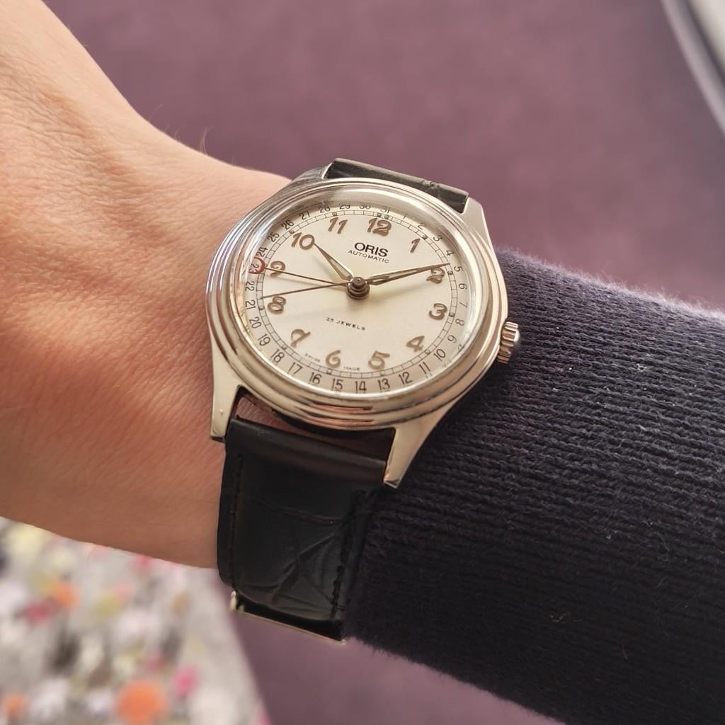 Oris Pointer Date Automatisch horloge 36 mm, Overige merken, Staal, Polshorloge, Ophalen of Verzenden