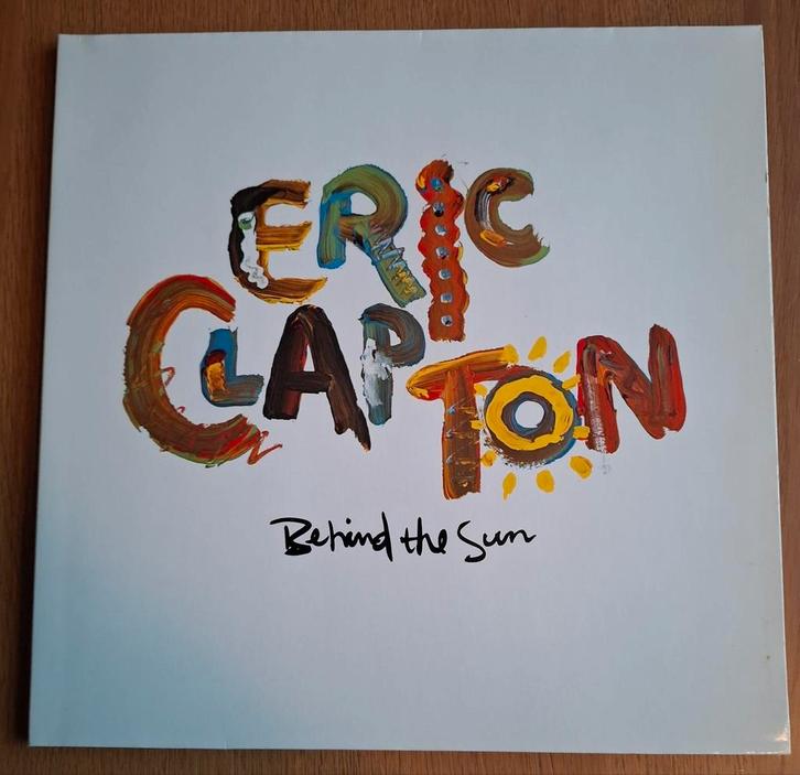 Eric Clapton Behind The Sun 1985 lp vinyl, Cd's en Dvd's, Vinyl | Rock, Zo goed als nieuw, Poprock, 12 inch, Ophalen of Verzenden