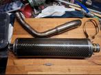 CB600F Hornet demper linkpijp klem JAMA Laser carbon uitlaat, Motoren, Ophalen of Verzenden