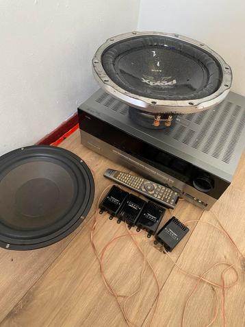geluids appratuur subwoofers versterker en crossovers  beschikbaar voor biedingen