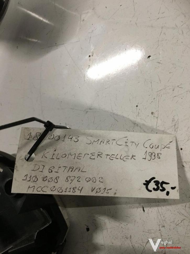 Smart City Coupe 1998    Km Tellerklok  110 008 872 002, Auto-onderdelen, Dashboard en Schakelaars, Gebruikt, Ophalen of Verzenden