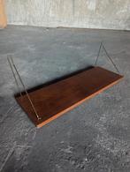 Vintage wandplank -teak- jaren 60 -Denemarken, Huis en Inrichting, Ophalen of Verzenden, Gebruikt