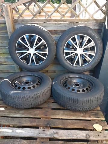 Winterbanden met velg 195/65R15 5x112 VW Audi Skoda Seat beschikbaar voor biedingen