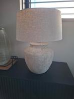 Robuuste tafellamp met stoffen kap, Ophalen, Zo goed als nieuw, Stof, Minder dan 100 cm