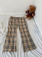 Nieuwe Burberry Tartan Flare Broek, Kleding | Dames, Broeken en Pantalons, Beige, Lang, Burberry, Ophalen of Verzenden