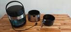Grote Airfryer 4.5L Bourgini RVS met Bakpapiervelletjes, Ophalen, Gebruikt, Airfryer, 1500 gram of meer