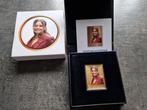 gouden postzegel  prinses Ariane op 10 april 2025 18 jaar is, Verzenden, Na 1940, Postfris