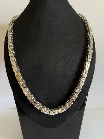 Zilveren 925 konings ketting 138,5 gram 65cm lang beschikbaar voor biedingen