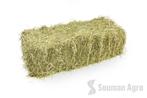 Kleine balen paarden hooi!, Stalling