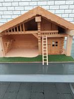 Houten poppenhuis, Verzamelen, Poppenhuizen en Toebehoren, Ophalen, Zo goed als nieuw, Poppenhuis