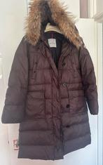 Moncler Damesjas, Ophalen of Verzenden, Gedragen, Maat 36 (S), Bruin