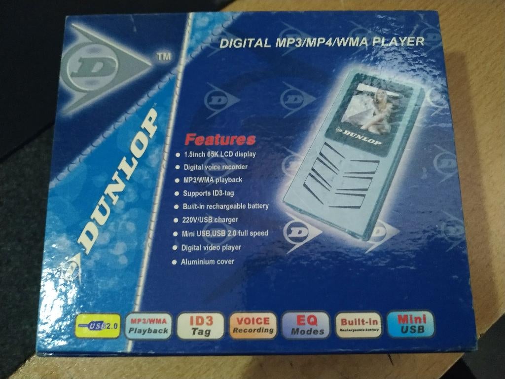 Dunlop digital mp3 player 2GB, Overige merken, Met radio, Ophalen of Verzenden, Zo goed als nieuw