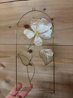 Capiz Schelpen raamhanger (2x) bloem en vogel, Ophalen of Verzenden, Zo goed als nieuw