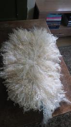 gevilt schapen vachtje, Wensleydale wol, 60 x 40 cm, krullen, Nieuw, Wolvilt, Versiering, Verzenden
