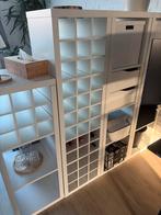 Ikea Kallax Kast met Vakken - Wijnrek/Vitrine, Huis en Inrichting, Kasten | Boekenkasten, Ophalen, Met plank(en), Kunststof, 100 tot 150 cm