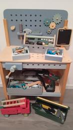 Little Dutch Houten Werkbank met Gereedschap, Kinderen en Baby's, Speelgoed | Speeltafels, Ophalen, Zo goed als nieuw