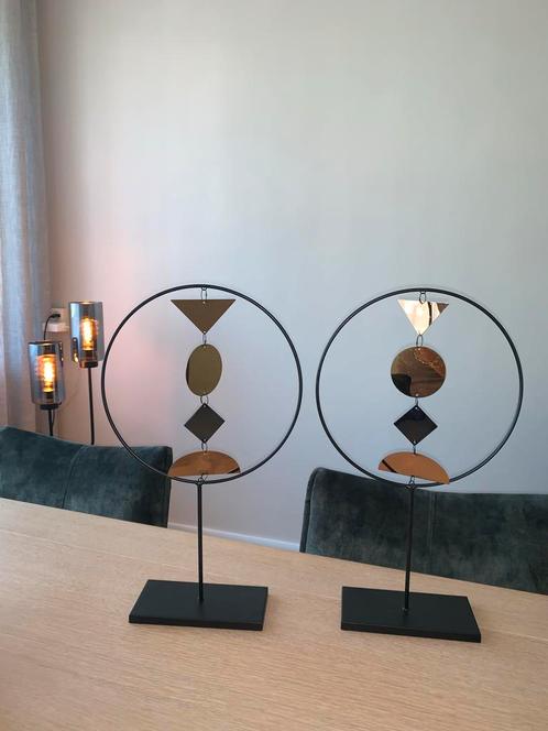 Moderne Decoratieve Objecten - Set van 2, Huis en Inrichting, Woonaccessoires | Overige, Zo goed als nieuw, Ophalen