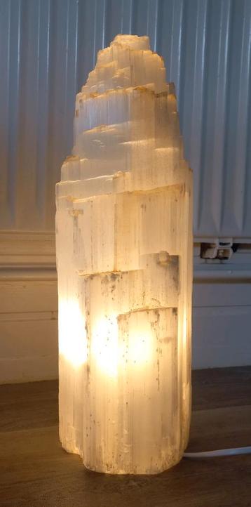 ½e PRIJS: 43 CM / 9 KG Seleniet lamp / selenietlamp / toren beschikbaar voor biedingen