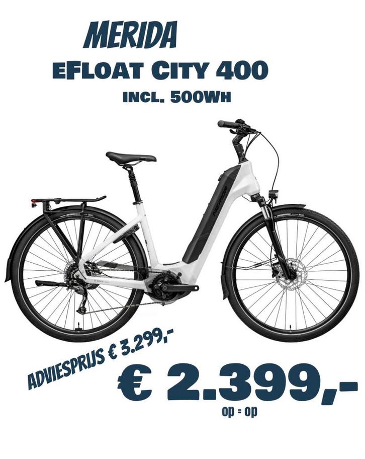 NIEUW: Batavus Razer  e-go & Merida eFloat 400, Fietsen en Brommers, Fietsen | Dames | Sportfietsen en Toerfietsen, Nieuw, Batavus