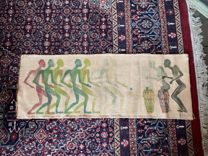 Ulco Kooistra sjabloondruk Afrikaanse dans, Antiek en Kunst, Kunst | Schilderijen | Modern, Verzenden