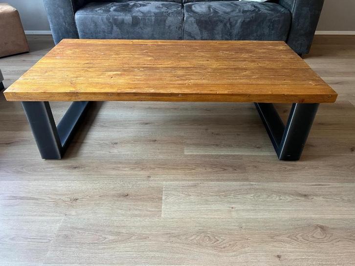 Salontafel Romaro teakhout (Pronto), Huis en Inrichting, Tafels | Salontafels, Zo goed als nieuw, Minder dan 50 cm, 50 tot 100 cm