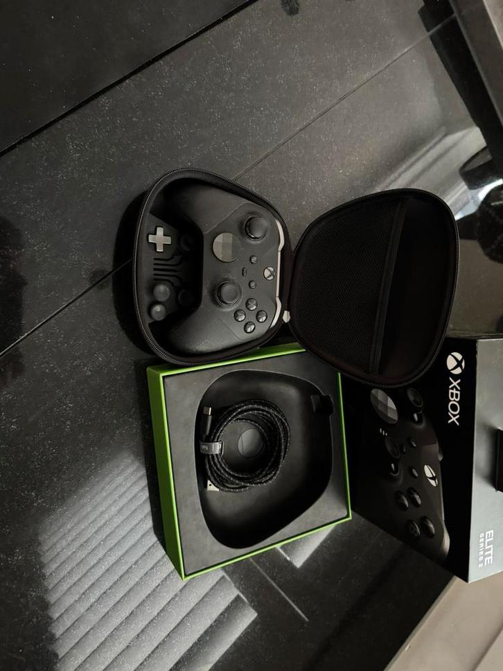 Xbox Elite Controller Series 2, Spelcomputers en Games, Spelcomputers | Xbox | Accessoires, Zo goed als nieuw, Xbox Original, Controller