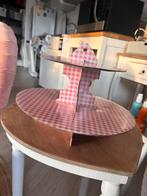 Cupcake standaard plateau roze, Hobby en Vrije tijd, Taarten en Cupcakes maken, Ophalen of Verzenden, Cupcakes