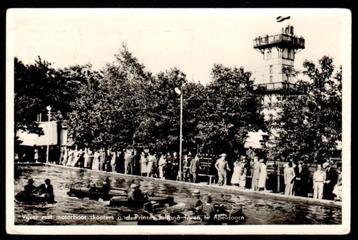 Oude ansicht - Apeldoorn - Vijver met Motorboot - 1953 - Gld beschikbaar voor biedingen