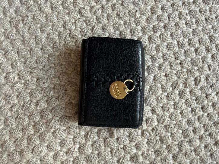 See by Chloé Portemonnee - Zwart Leer, Sieraden, Tassen en Uiterlijk, Portemonnees, Zo goed als nieuw, Overige merken, Zwart, Leer
