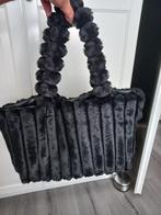 Nog nieuw zwarte nepbont shopper, Ophalen of Verzenden, Nieuw, Zwart, Shopper