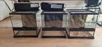 3x exo terra terrarium 30x30x30, Ophalen, Gebruikt, Terrarium of Paludarium