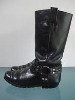 GRATIS VERZENDEN | TONY MORA leren zwarte bikerboots 37, Kleding | Dames, Hoge laarzen, Verzenden, Zwart, Zo goed als nieuw