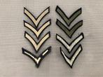 WW2 US, embleem, stof, strepen meerdere uitvoeringen, Verzenden, Landmacht, Amerika, Embleem of Badge