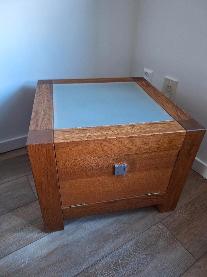 Klepkastje, licht eiken 55 x 55 x 42,5, Huis en Inrichting, Kasten | Overige, Zo goed als nieuw, Ophalen