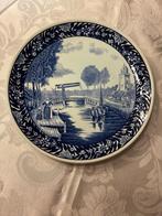 Delfts blauw sier- of wandbord,, Ophalen