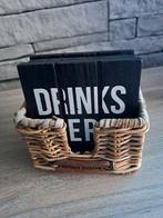 Riviera Maison Onderzetters met Mand, Huis en Inrichting, Woonaccessoires | Onderzetters, Ophalen of Verzenden, Gebruikt, Glas of Kopje